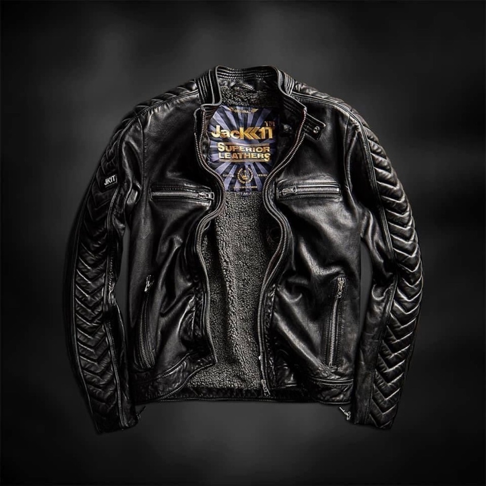 Jack1t D1ablo Sheep Leather Menâs Jacket Soft Interior Xl